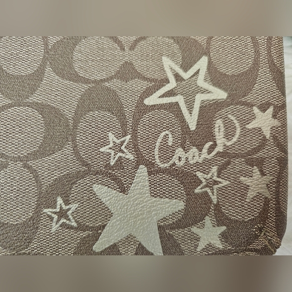 Coach Brown Signature Clutch - Picture 5 of 6